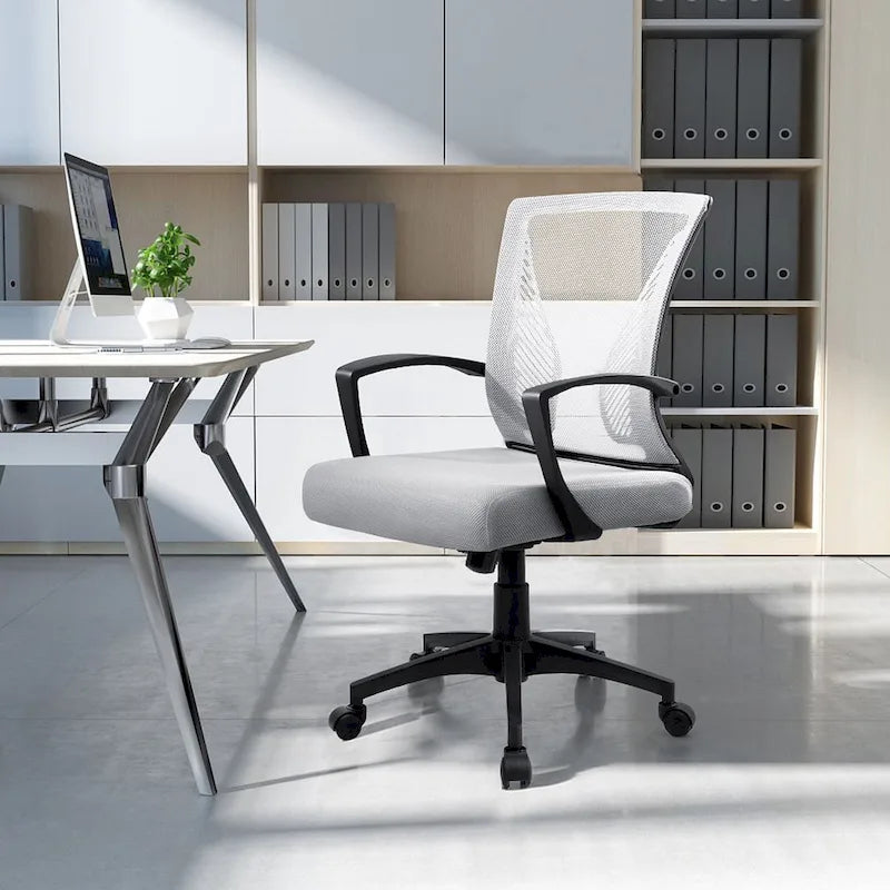 Chaise de bureau Homall, chaise ergonomique en maille avec soutien lombaire