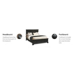 Lit Homestyles Bedford noir Queen