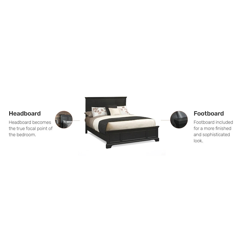 Lit Homestyles Bedford noir Queen
