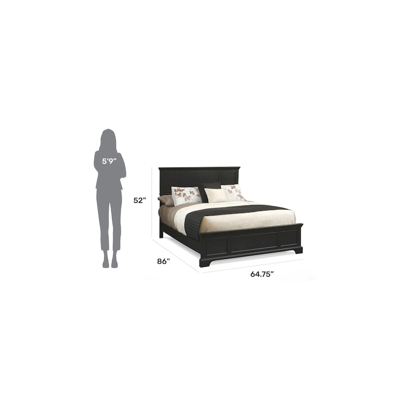 Lit Homestyles Bedford noir Queen