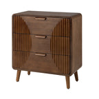 Table d'appoint moderne marron très confortable avec tiroirs