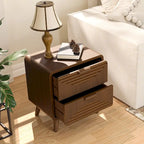 Table d'appoint moderne marron très confortable avec tiroirs