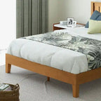 Priage by ZINUS Cadre de lit plateforme en bois de pin rustique de luxe