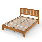 Priage by ZINUS Cadre de lit plateforme en bois de pin rustique de luxe