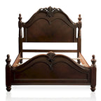 Lit à baldaquin Diva en bois massif cerisier de Furniture of America