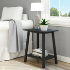 Table d'appoint Plank and Beam style moderne du milieu du siècle - 58,4 cm (L) x 41,3 cm (l) x 64,8 cm (H)