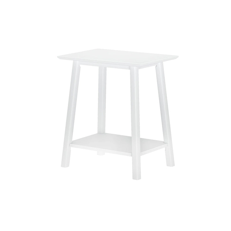 Table d'appoint Plank and Beam style moderne du milieu du siècle - 58,4 cm (L) x 41,3 cm (l) x 64,8 cm (H)