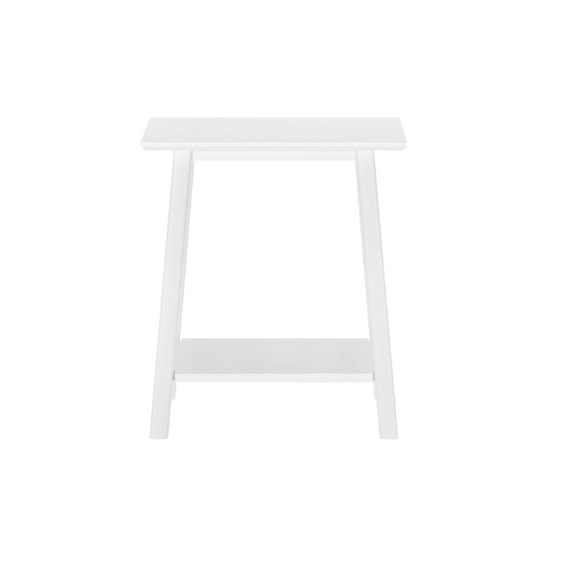 Table d'appoint Plank and Beam style moderne du milieu du siècle - 58,4 cm (L) x 41,3 cm (l) x 64,8 cm (H)
