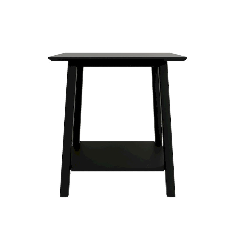 Table d'appoint Plank and Beam style moderne du milieu du siècle - 58,4 cm (L) x 41,3 cm (l) x 64,8 cm (H)