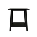 Table d'appoint Plank and Beam style moderne du milieu du siècle - 58,4 cm (L) x 41,3 cm (l) x 64,8 cm (H)