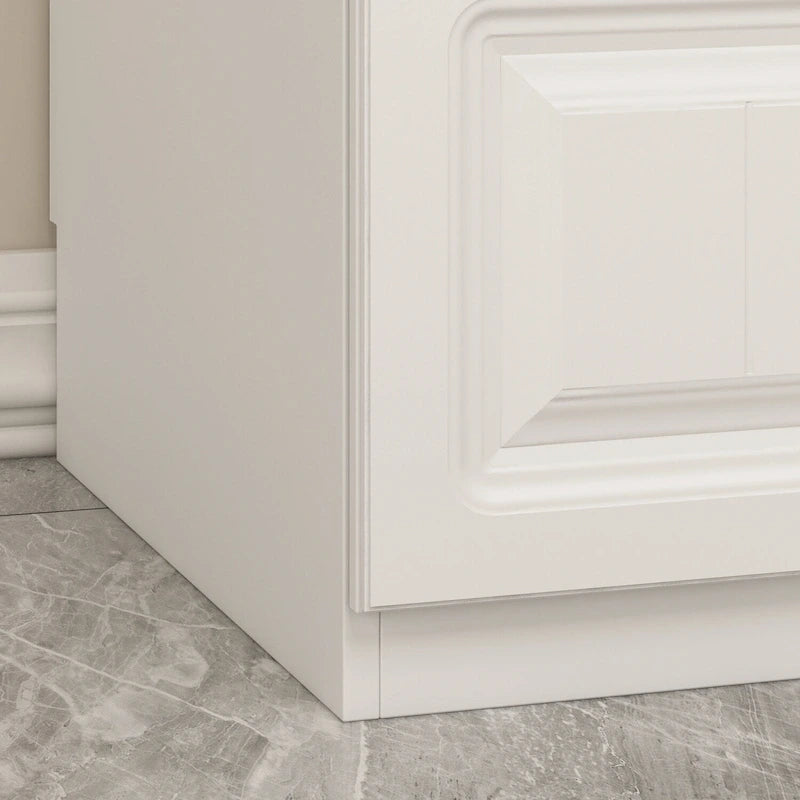 FUFU&amp;GAGA Grande Armoire Combo Armoires Placard Armoire de Rangement Blanc