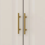 FUFU&amp;GAGA Grande Armoire Combo Armoires Placard Armoire de Rangement Blanc