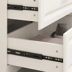 FUFU&amp;GAGA Grande Armoire Combo Armoires Placard Armoire de Rangement Blanc