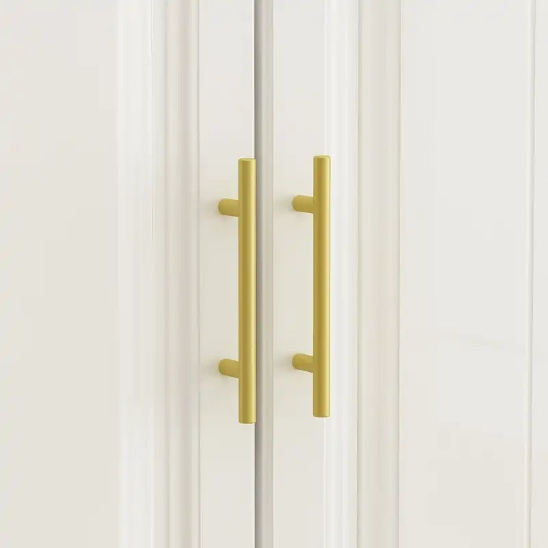 FUFU&amp;GAGA Grande Armoire Combo Armoires Placard Armoire de Rangement Blanc