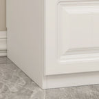 FUFU&amp;GAGA Grande Armoire Combo Armoires Placard Armoire de Rangement Blanc