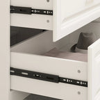 FUFU&amp;GAGA Grande Armoire Combo Armoires Placard Armoire de Rangement Blanc
