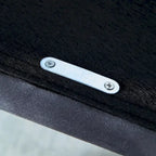 Lit coffre rembourré Rosdale gris avec ports USB par Furniture of America