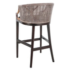 Tabouret de bar SAFAVIEH Virona en rotin 76 cm (22,3 po L x 20,5 po P x 39 po H)