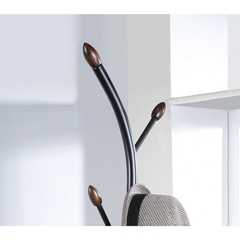 Porte-manteau sur pied en métal Roundhill Furniture Arles