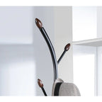Porte-manteau sur pied en métal Roundhill Furniture Arles