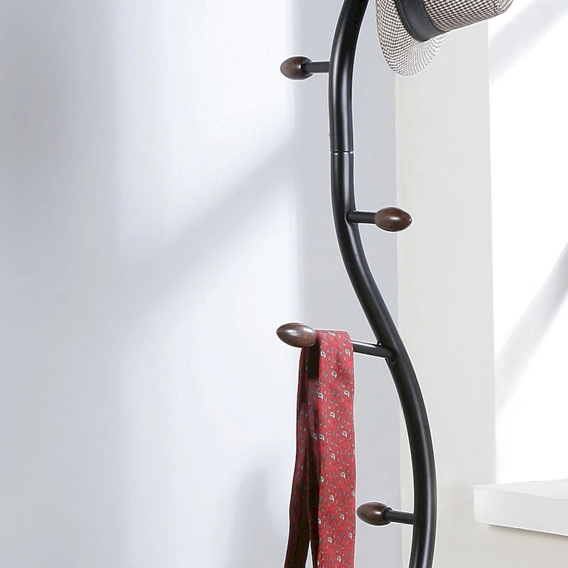 Porte-manteau sur pied en métal Roundhill Furniture Arles