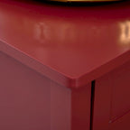 Buffet HOMCOM, console de rangement avec 4 tiroirs et étagère inférieure à lattes pour cuisine ou salon.