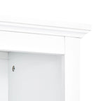 Meuble TV avec pont, console pour téléviseurs jusqu'à 70 pouces, deux colonnes