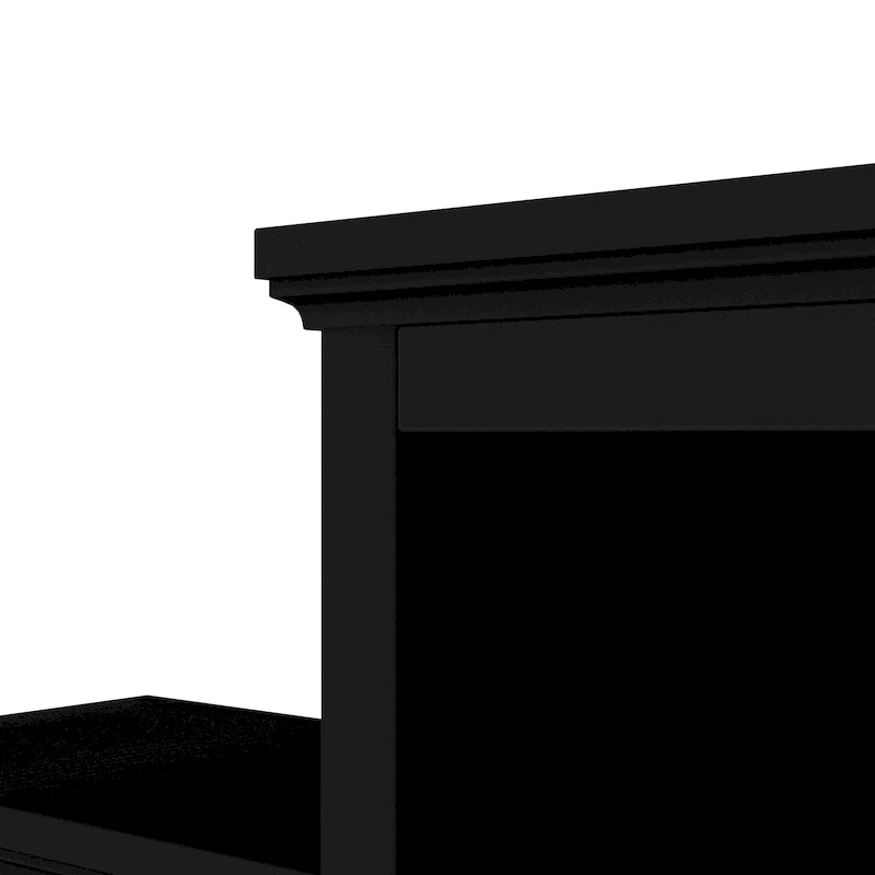Meuble TV avec pont, console pour téléviseurs jusqu'à 70 pouces, deux colonnes