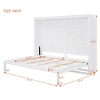 Lit escamotable mural double, gris