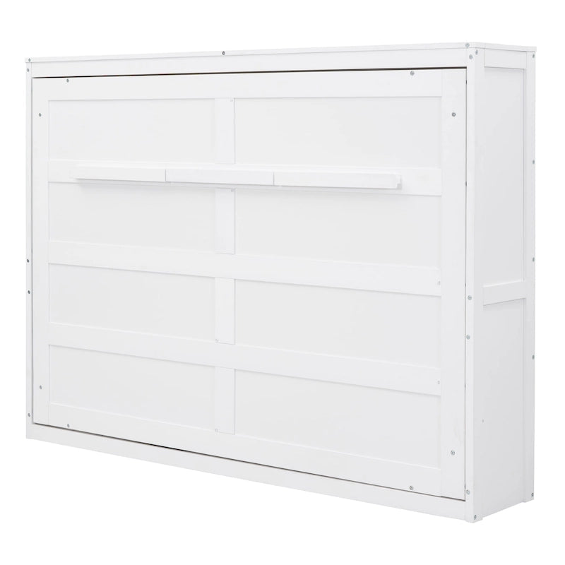Lit escamotable mural double, gris