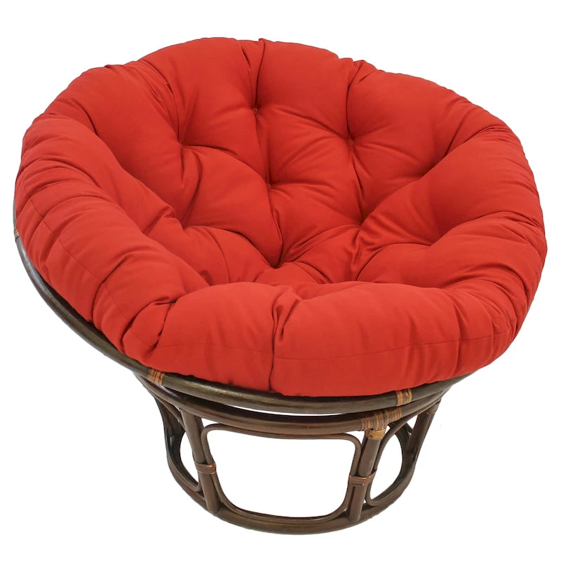 Coussin Papasan en sergé uni de 52 pouces (coussin seulement)