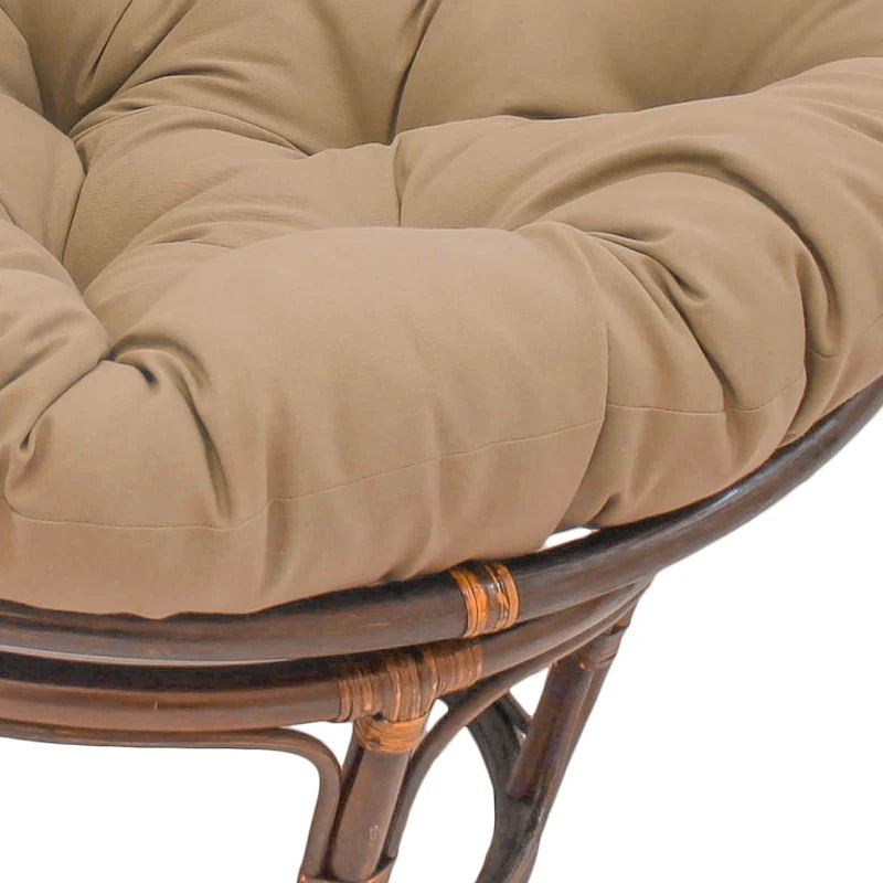 Coussin Papasan en sergé uni de 52 pouces (coussin seulement)