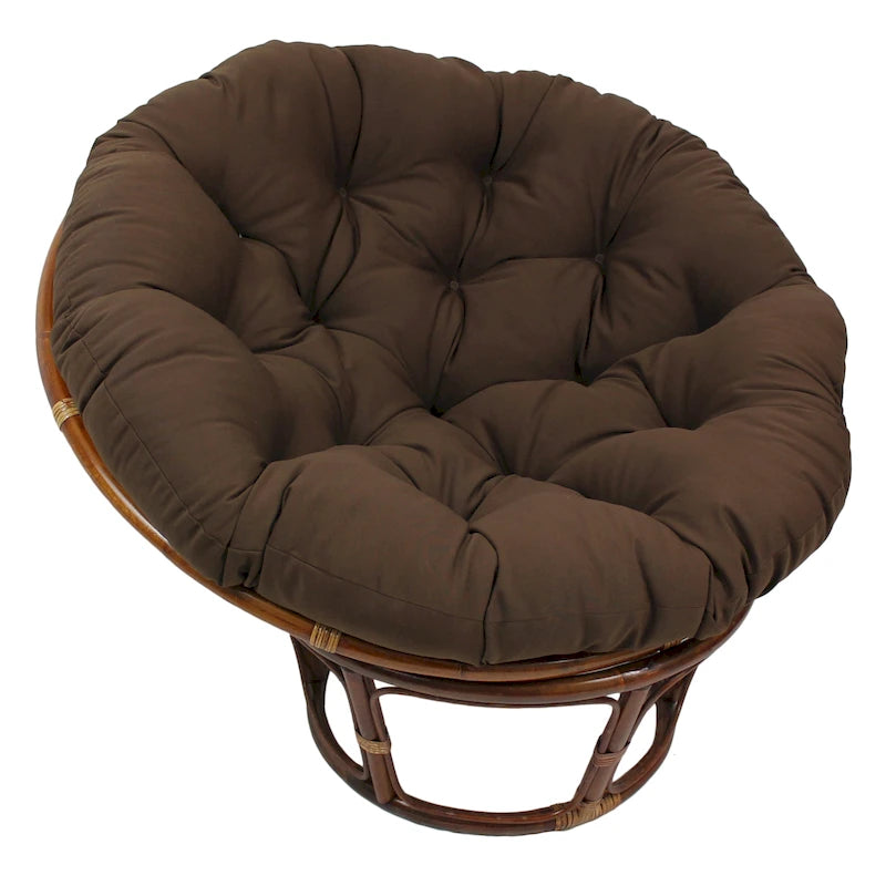Coussin Papasan en sergé uni de 52 pouces (coussin seulement)