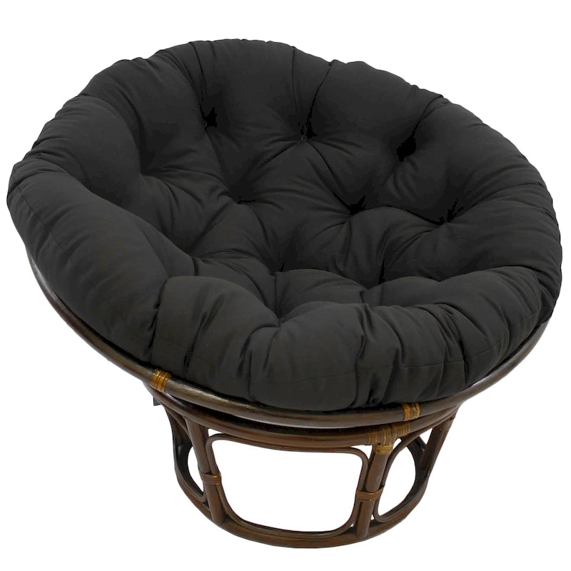 Coussin Papasan en sergé uni de 52 pouces (coussin seulement)
