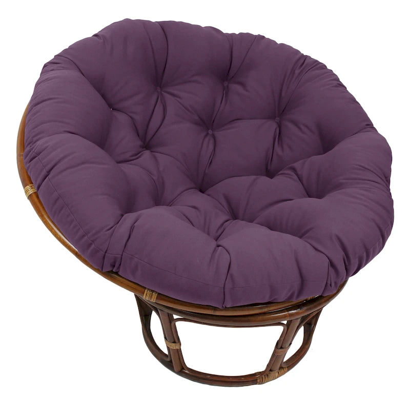 Coussin Papasan en sergé uni de 52 pouces (coussin seulement)