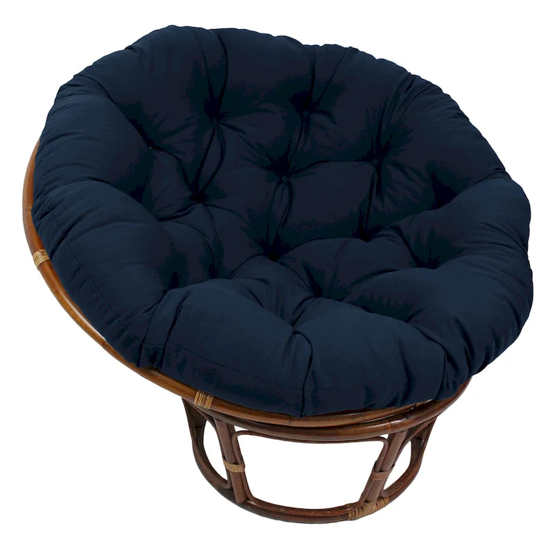 Coussin Papasan en sergé uni de 52 pouces (coussin seulement)