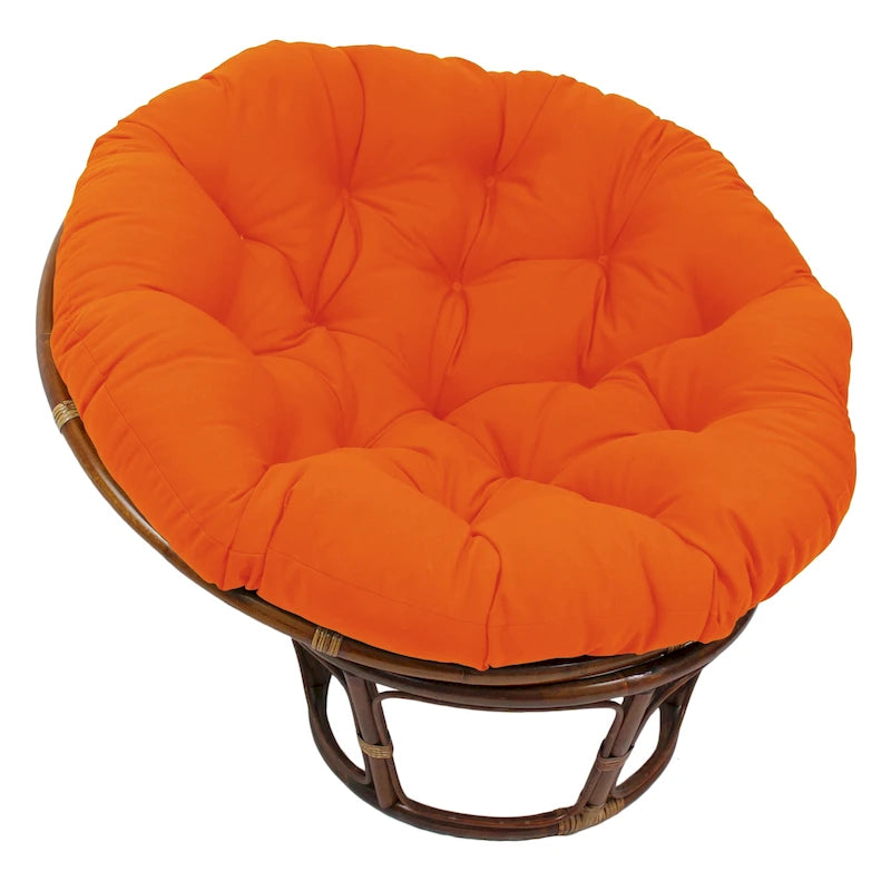 Coussin Papasan en sergé uni de 52 pouces (coussin seulement)