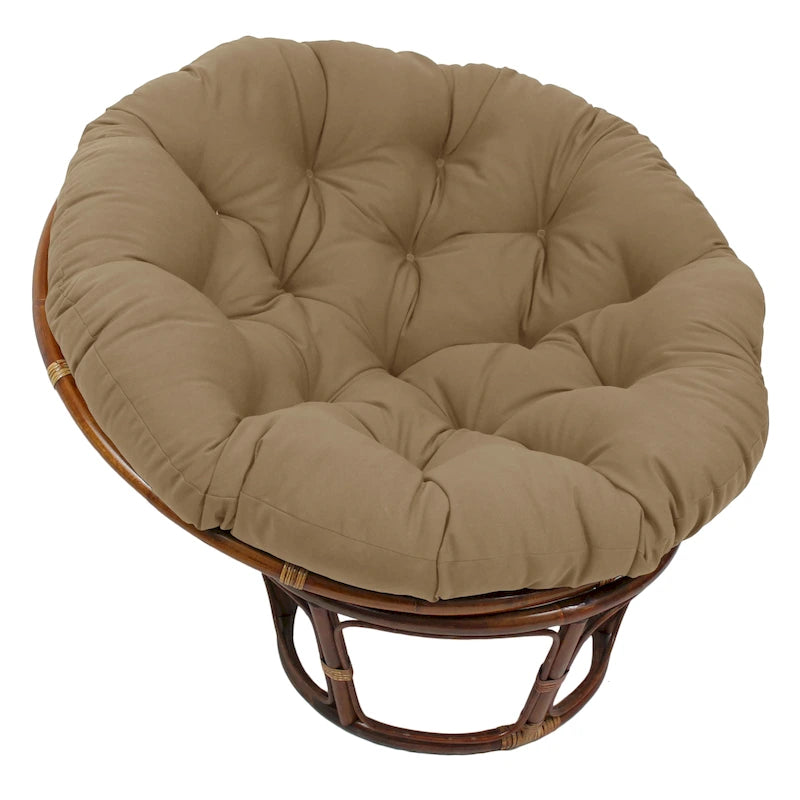 Coussin Papasan en sergé uni de 52 pouces (coussin seulement)