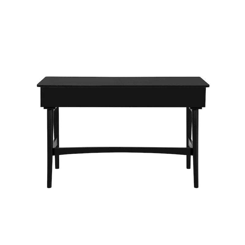 Bureau vintage en rotin Lamine