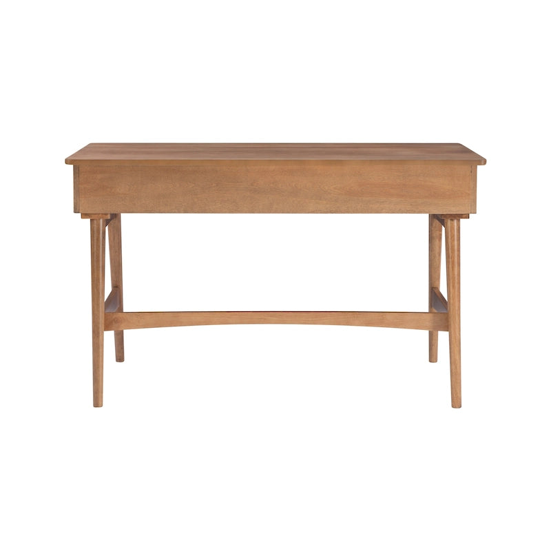 Bureau vintage en rotin Lamine