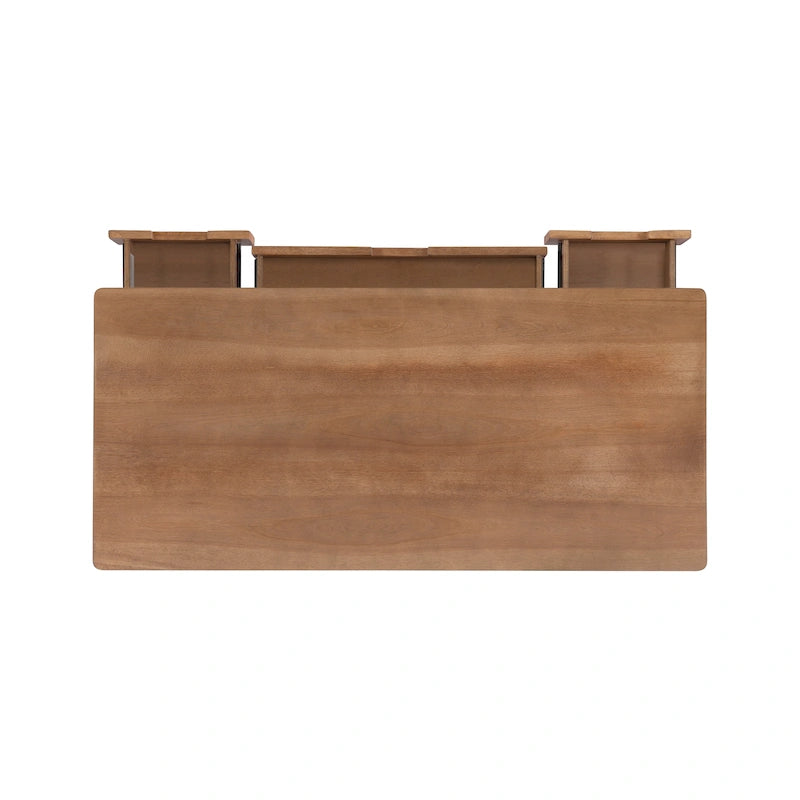 Bureau vintage en rotin Lamine