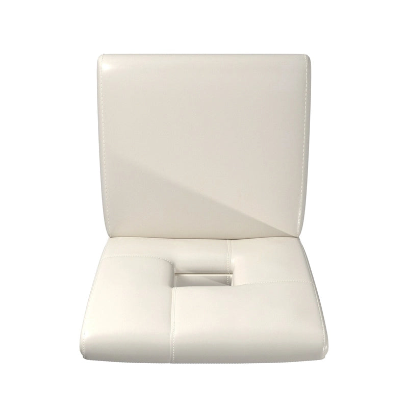 Chaises de salle à manger Alsace en similicuir blanc (lot de 2) par iNSPIRE Q Classic - Chaise de salle à manger