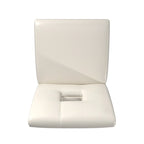 Chaises de salle à manger Alsace en similicuir blanc (lot de 2) par iNSPIRE Q Classic - Chaise de salle à manger