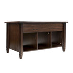 Meubles de salon Table basse de rangement avec plateau relevable