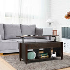 Meubles de salon Table basse de rangement avec plateau relevable
