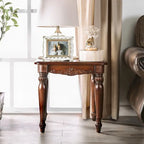 Ensemble de 3 tables d'appoint Rity Traditional Cherry de 48 pouces en bois, par Furniture of America