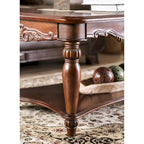 Ensemble de 3 tables d'appoint Rity Traditional Cherry de 48 pouces en bois, par Furniture of America