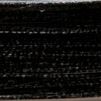 Table d'appoint ronde Glenn de SEI Furniture, en métal noir vieilli, avec plateau en verre et étagère.