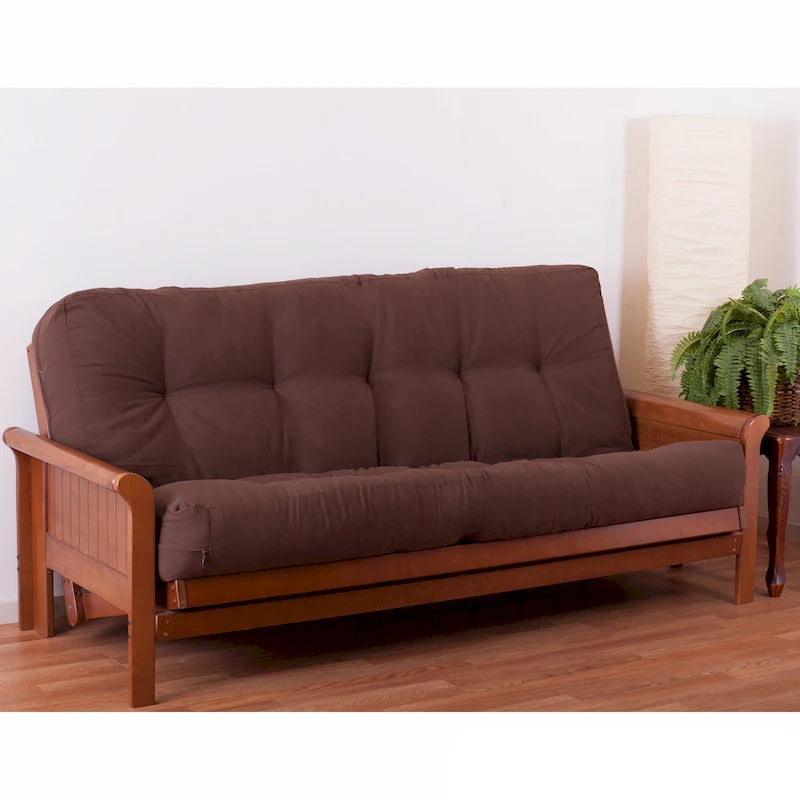 Matelas futon en sergé de 23 cm d'épaisseur (simple, double ou queen)