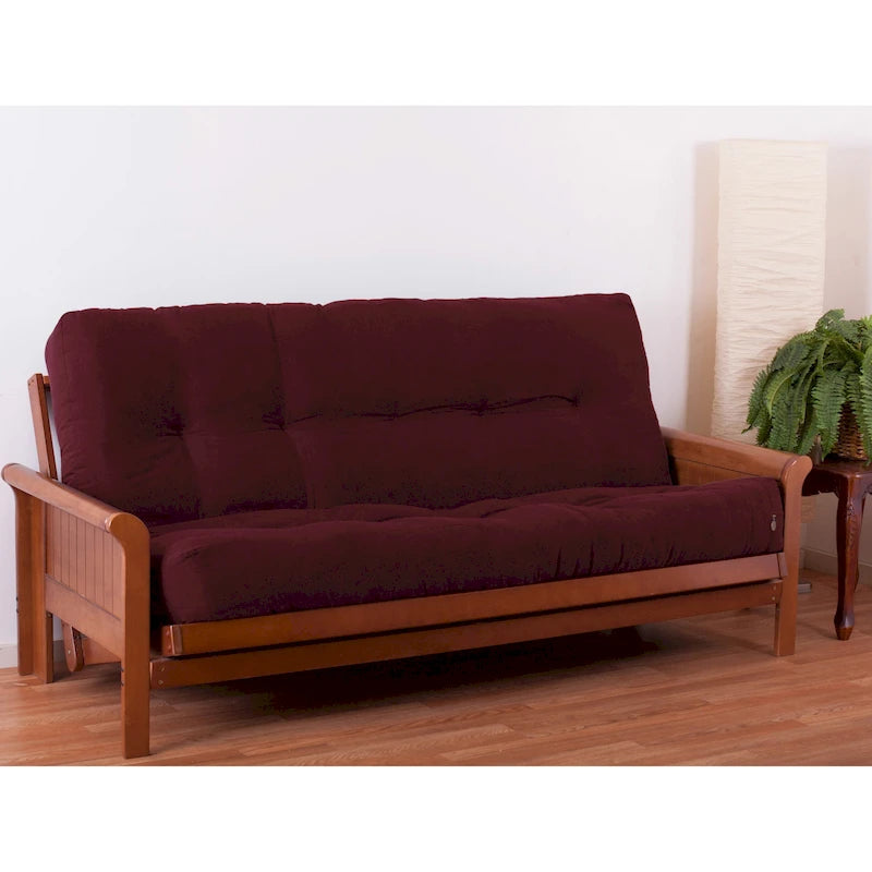 Matelas futon en sergé de 23 cm d'épaisseur (simple, double ou queen)